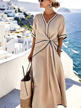 Load image into Gallery viewer, Women'S Loose Striped Print Dress
