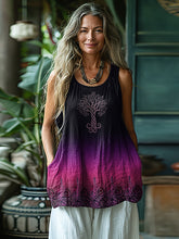 Load image into Gallery viewer, Women's Vintage Viking Tree Of Life Gradient Vest