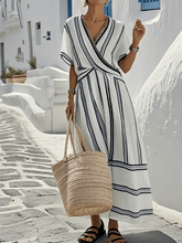 Load image into Gallery viewer, Women'S Loose Striped Print Dress