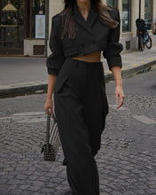 Load image into Gallery viewer, Fashion Lapel Blazer &amp; Pants Two Piece