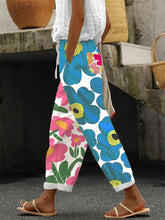 Load image into Gallery viewer, Women&#39;s Printed Casual Trousers