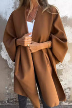 Load image into Gallery viewer, Solid Color Loose V-neck Shawl Cape Jacket