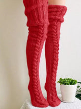 Load image into Gallery viewer, Soft Warm Over Knee Extra Long Knitted Socks