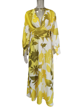 Load image into Gallery viewer, V-Neck Swing Waist Dress