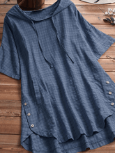 Load image into Gallery viewer, Women&#39;s Loose Casual Cotton Linen Dress