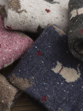 Load image into Gallery viewer, Lovely Cats &amp; Heart Pattern Comfy Knit Socks
