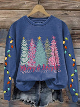 Load image into Gallery viewer, Women's Christmas Tree Print Sweatshirt