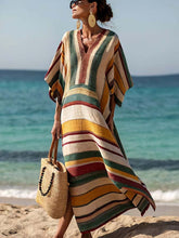 Load image into Gallery viewer, Women'S Loose Striped Print Dress