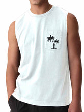 Load image into Gallery viewer, Hawaii Beach Pocket Coconut Print Vest