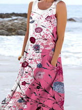 Load image into Gallery viewer, Women's Floral Resort Tank Top with Pockets