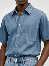 Load image into Gallery viewer, Men's Fashion Casual Retro Pure Cotton Lapel T-shirt