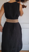 Load image into Gallery viewer, V-neck Belted Waist Dress