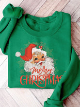 Load image into Gallery viewer, Christmas Santa Merry Christmas Casual Print Sweatshirt