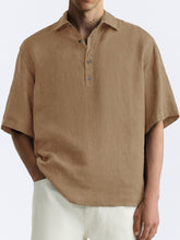 Load image into Gallery viewer, Men's Comfortable Casual Half-Button Short Sleeve Shirt
