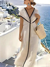 Load image into Gallery viewer, Women'S Casual Holiday Loose Contrast Print Dress