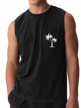 Load image into Gallery viewer, Hawaii Beach Pocket Coconut Print Vest