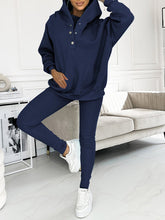 Load image into Gallery viewer, Hooded Casual and Comfortable Sweatshirt Suit