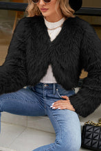 Load image into Gallery viewer, Stylish Long Sleeve Short Casual Faux Fur Jacket