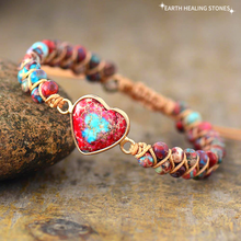 Load image into Gallery viewer, Passionate Heart Jasper Bracelet