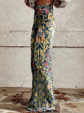 Load image into Gallery viewer, Women&#39;s Vintage Floral Print Casual Wide Leg Pants