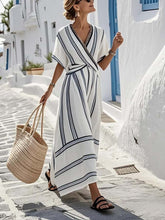 Load image into Gallery viewer, Women'S Loose Striped Print Dress
