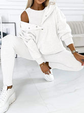 Load image into Gallery viewer, Hooded Casual and Comfortable Sweatshirt Suit
