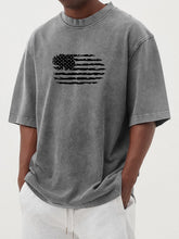 Load image into Gallery viewer, Men's Flag Print Short-sleeved T-shirt