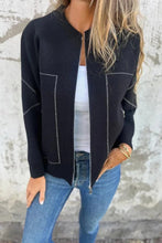 Load image into Gallery viewer, Casual Round Neck Zipper Thin Jacket (Buy 2 Free Shipping)