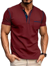Load image into Gallery viewer, Men's Fashion Cotton Short Sleeve Polo Shirt