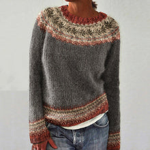 Load image into Gallery viewer, Vintage Tribal Icelandic Knit Pullover Sweater