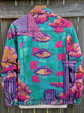 Load image into Gallery viewer, Vintage Print Casual Denim Jacket