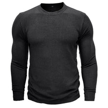 Load image into Gallery viewer, Men's Striped Round Neck Simple T-shirt
