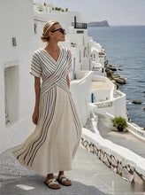 Load image into Gallery viewer, Women'S Loose Striped Print Dress