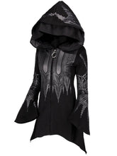 Load image into Gallery viewer, Punk Fashion Flare Sleeve Print Hoodie Coats