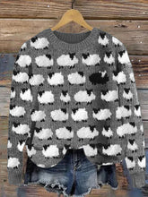 Load image into Gallery viewer, Vintage Fuzzy Sheep Fleece Knit Cozy Sweater