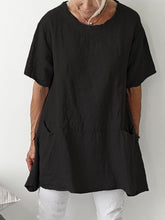 Load image into Gallery viewer, Women's Casual Pure Color Cotton Shirt