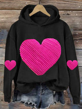 Load image into Gallery viewer, Women'S Heart Print Long Sleeve Sweatshirt