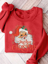 Load image into Gallery viewer, Christmas Santa Merry Christmas Casual Print Sweatshirt