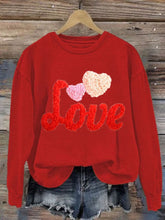 Load image into Gallery viewer, Women's Valentine's Day Printed Long Sleeve Sweatshirt