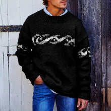 Load image into Gallery viewer, Vintage Mens Surf Jacquard Knit Sweater