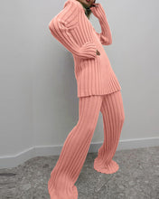 Load image into Gallery viewer, Macaron shoulder pad leisure two-piece set
