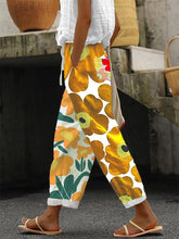 Load image into Gallery viewer, Women&#39;s Printed Casual Trousers