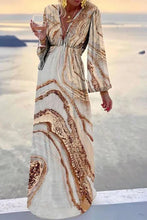 Load image into Gallery viewer, Check Her Stories Marble Print Party/Vacation Dress