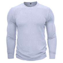 Load image into Gallery viewer, Men's Striped Round Neck Simple T-shirt