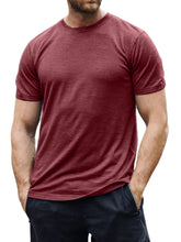 Load image into Gallery viewer, Men's Cotton Basic Casual Versatile Everyday Short-sleeved T-shirt