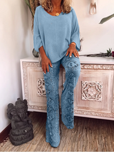 Load image into Gallery viewer, Casual Fashion Knitted Two-Piece Set（Buy 2 pieces for free shipping）
