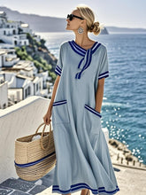 Load image into Gallery viewer, Women'S Loose Striped Print Dress