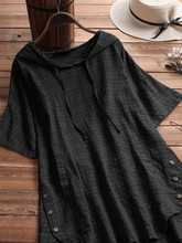 Load image into Gallery viewer, Women&#39;s Loose Casual Cotton Linen Dress