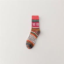 Load image into Gallery viewer, Ethnic Knitted Thick Needle Retro Socks