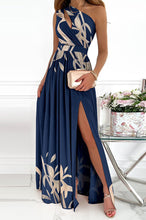 Load image into Gallery viewer, Jolie Floral One Shoulder Cutout Slit Maxi Dress